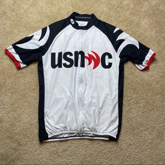 USNWC Sugoi Men’s Short Sleeve Bike Jersey Size Large - Picture 1 of 8